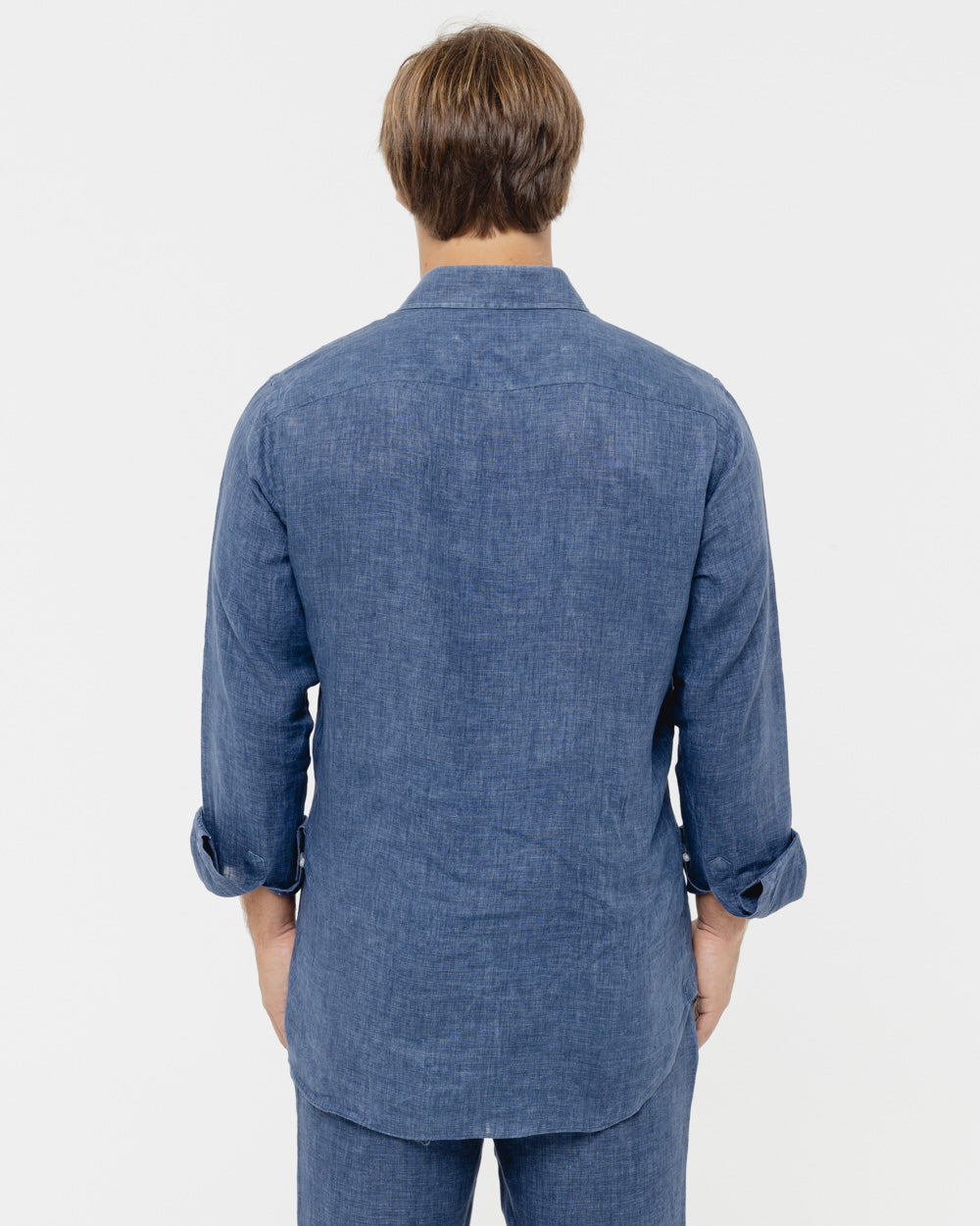 Capri Blue - 100% Linen Shirt