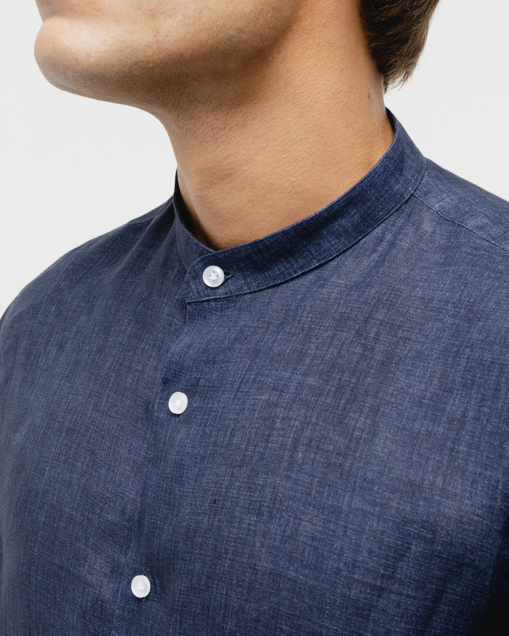 Capri Blu Mandarin - 100% Linen