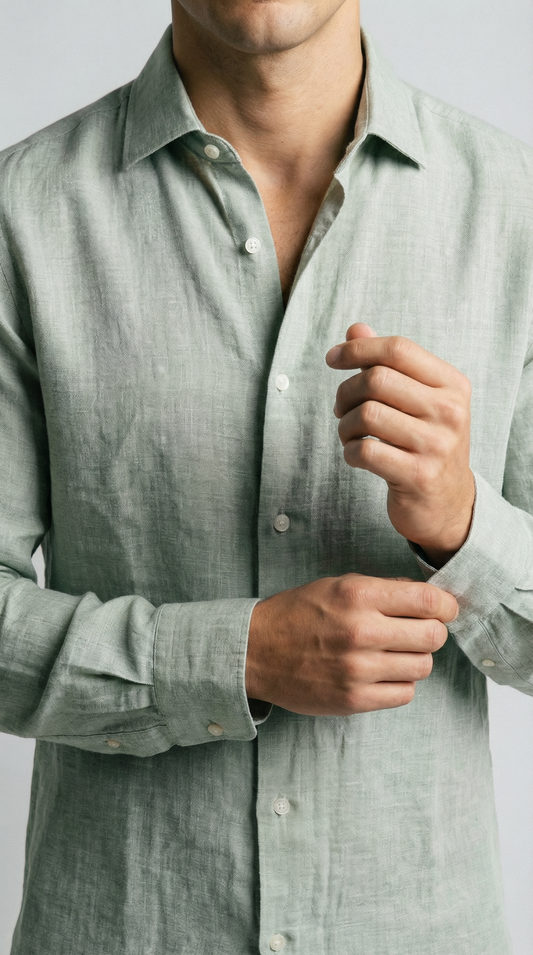 Stone Grey - 100% Linen