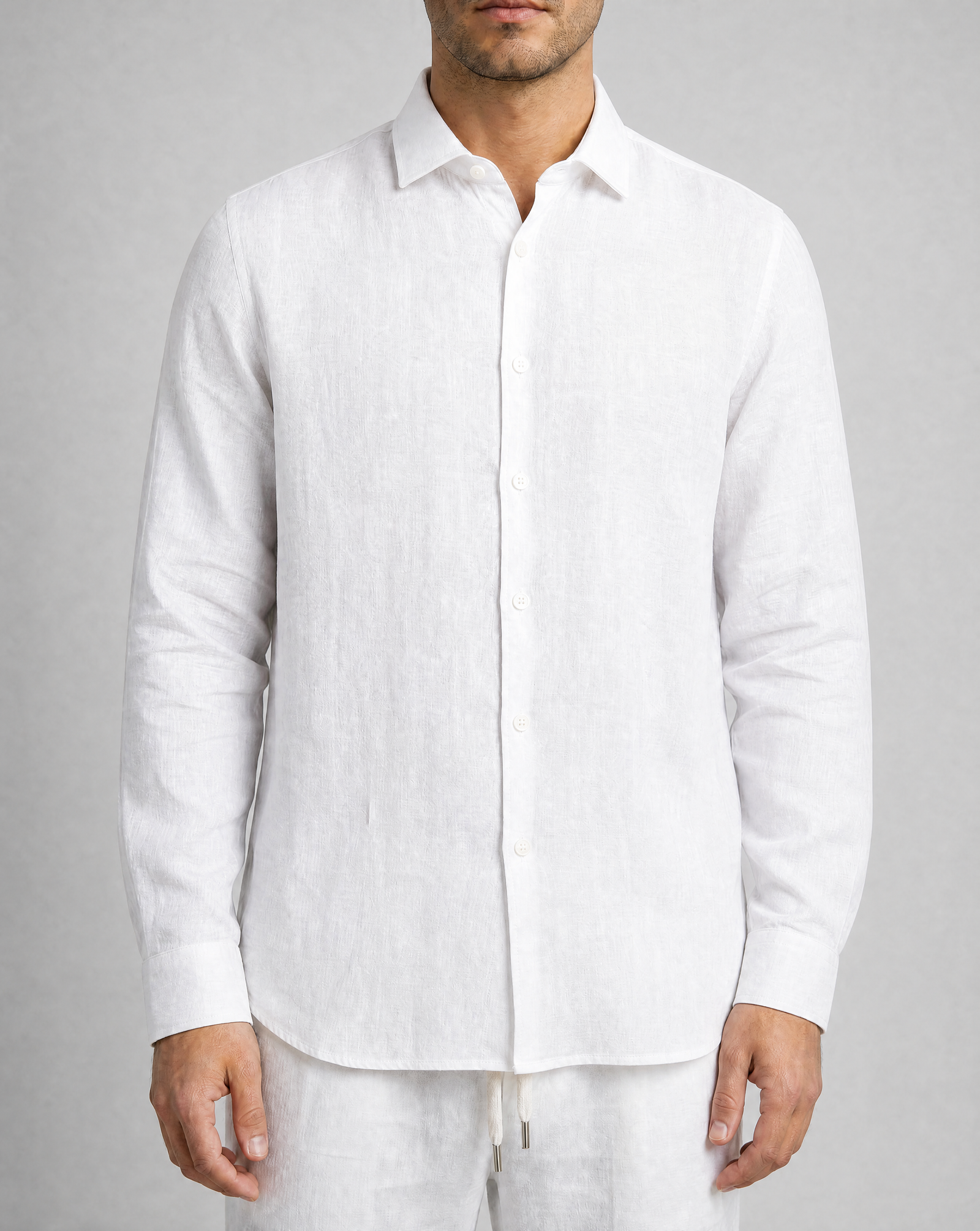 White - 100% Linen