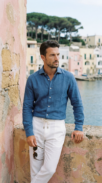 Midnight Blue - 100% Linen