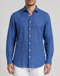 Midnight Blue - 100% linen