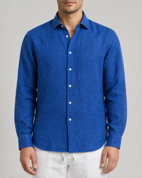 Midnight Blue - 100% linen