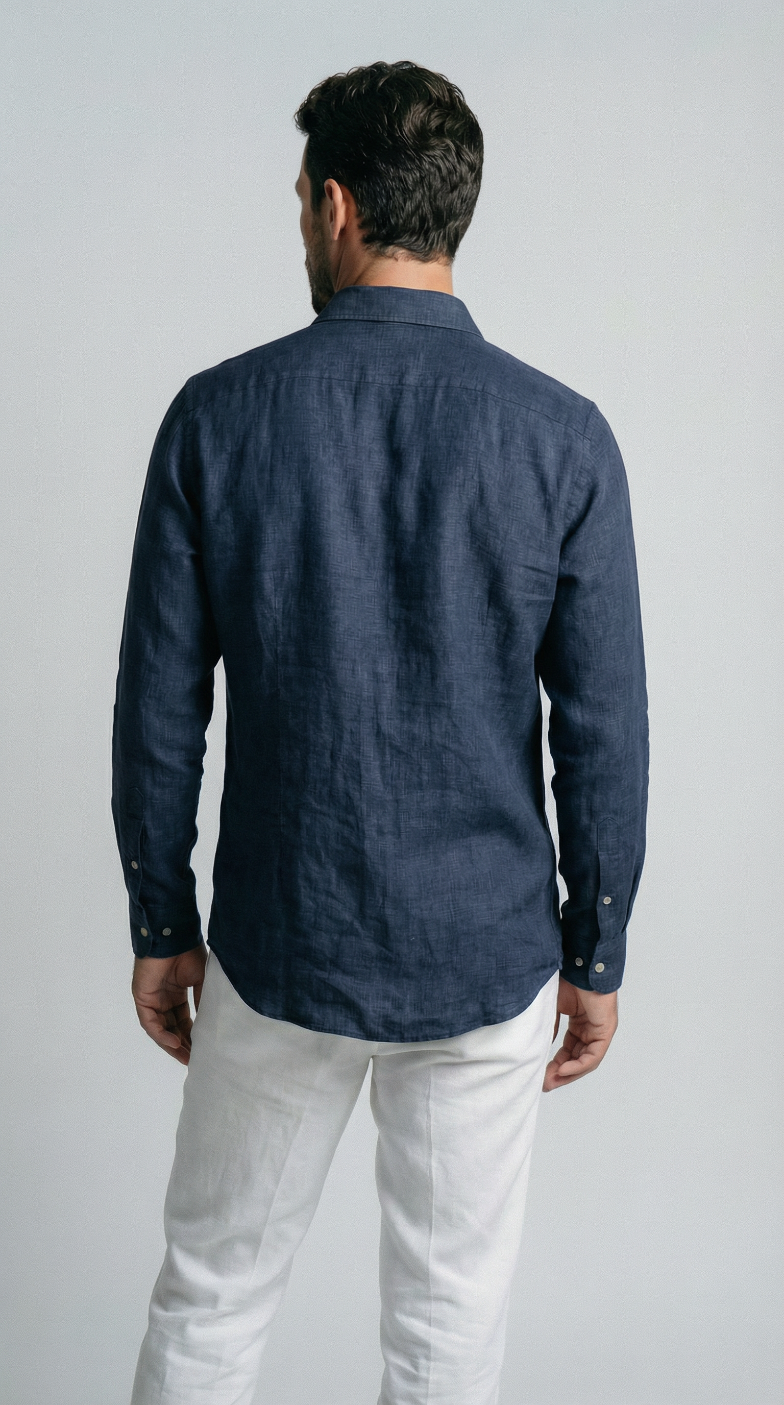 Deep sea blue - 100% linen