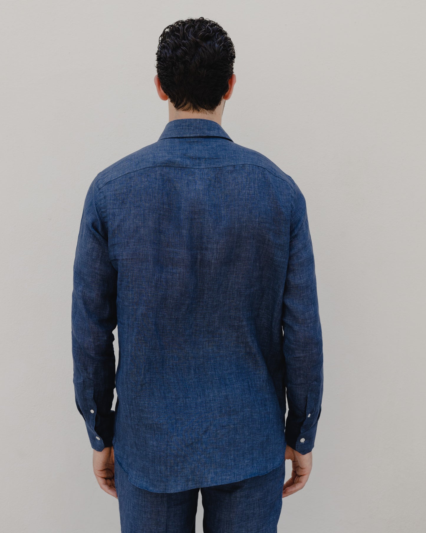 Capri Blue - 100% Linen Shirt