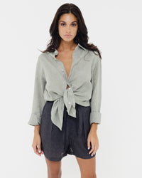 Stone Grey - 100% Linen