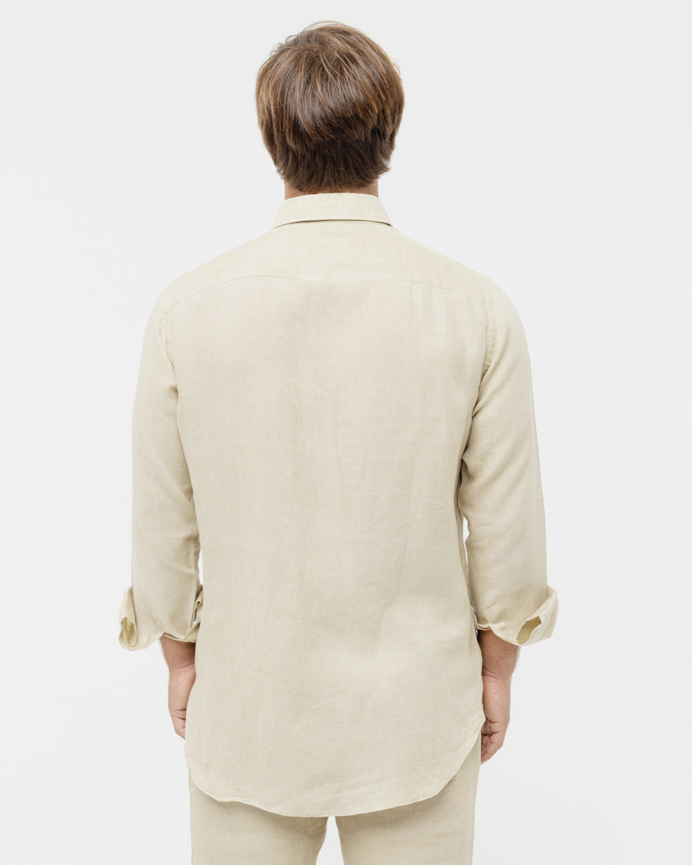 Sand Beige - 100% Linen Shirt