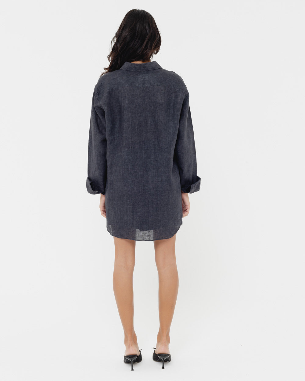 Shadow Black - 100% Linen Shirt