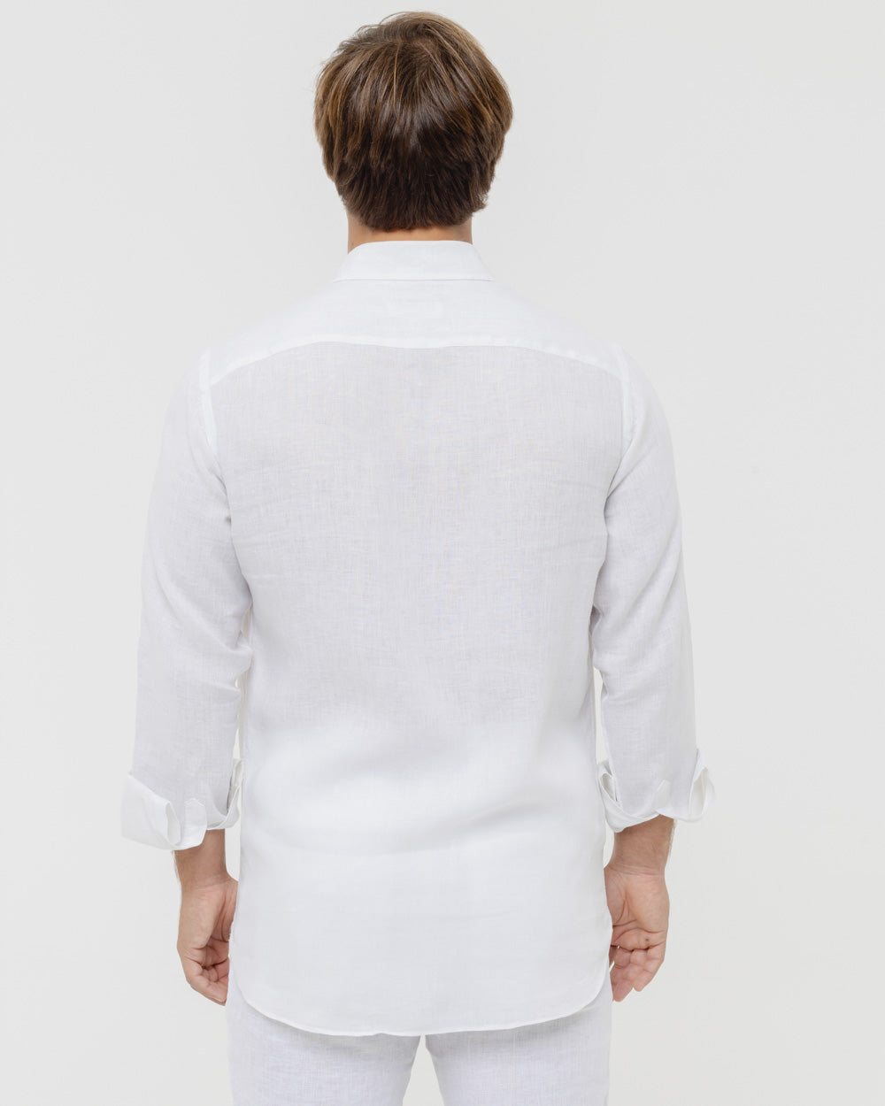 Pure White - 100% Linen Shirt