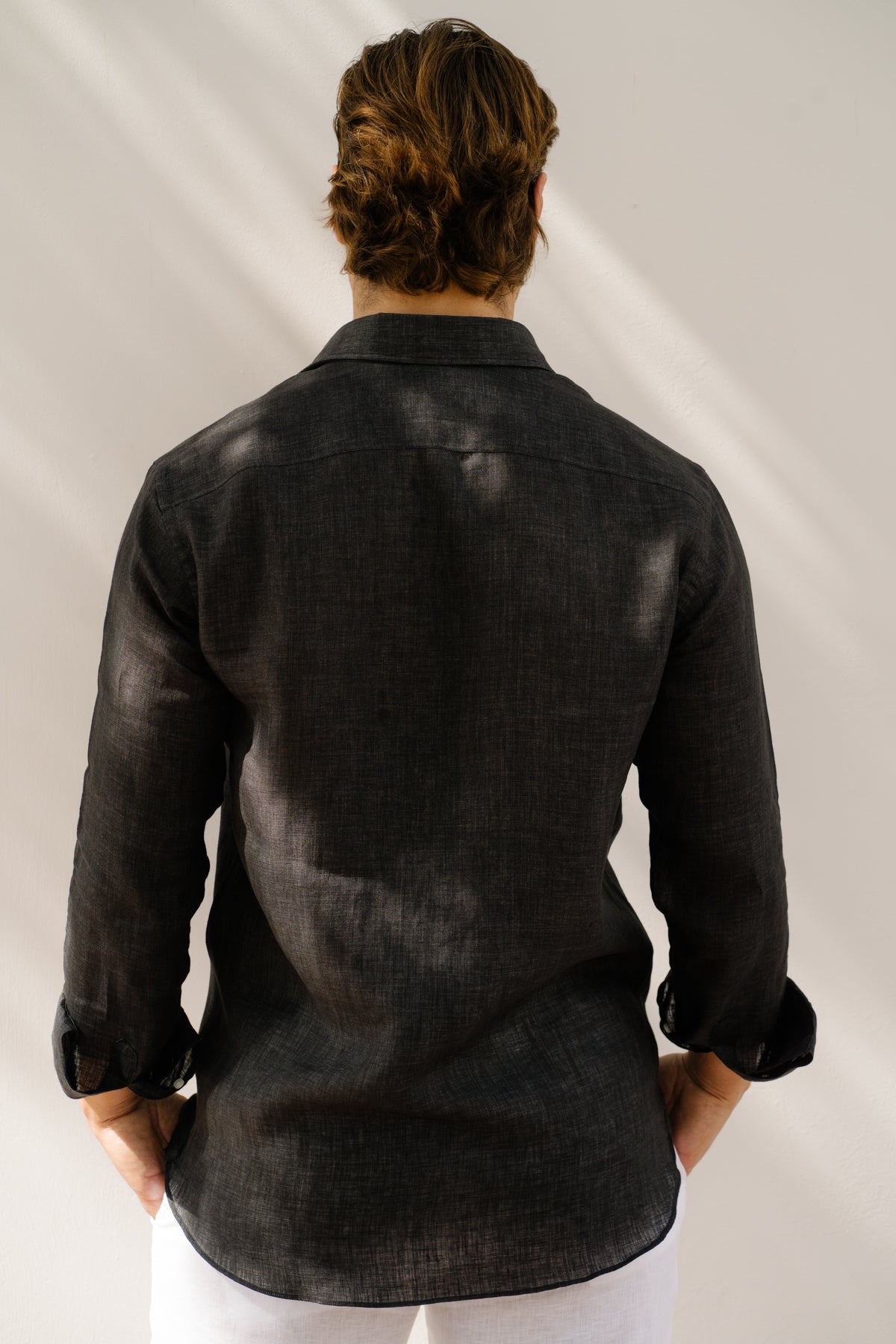 Shadow Black - 100% Linen Shirt