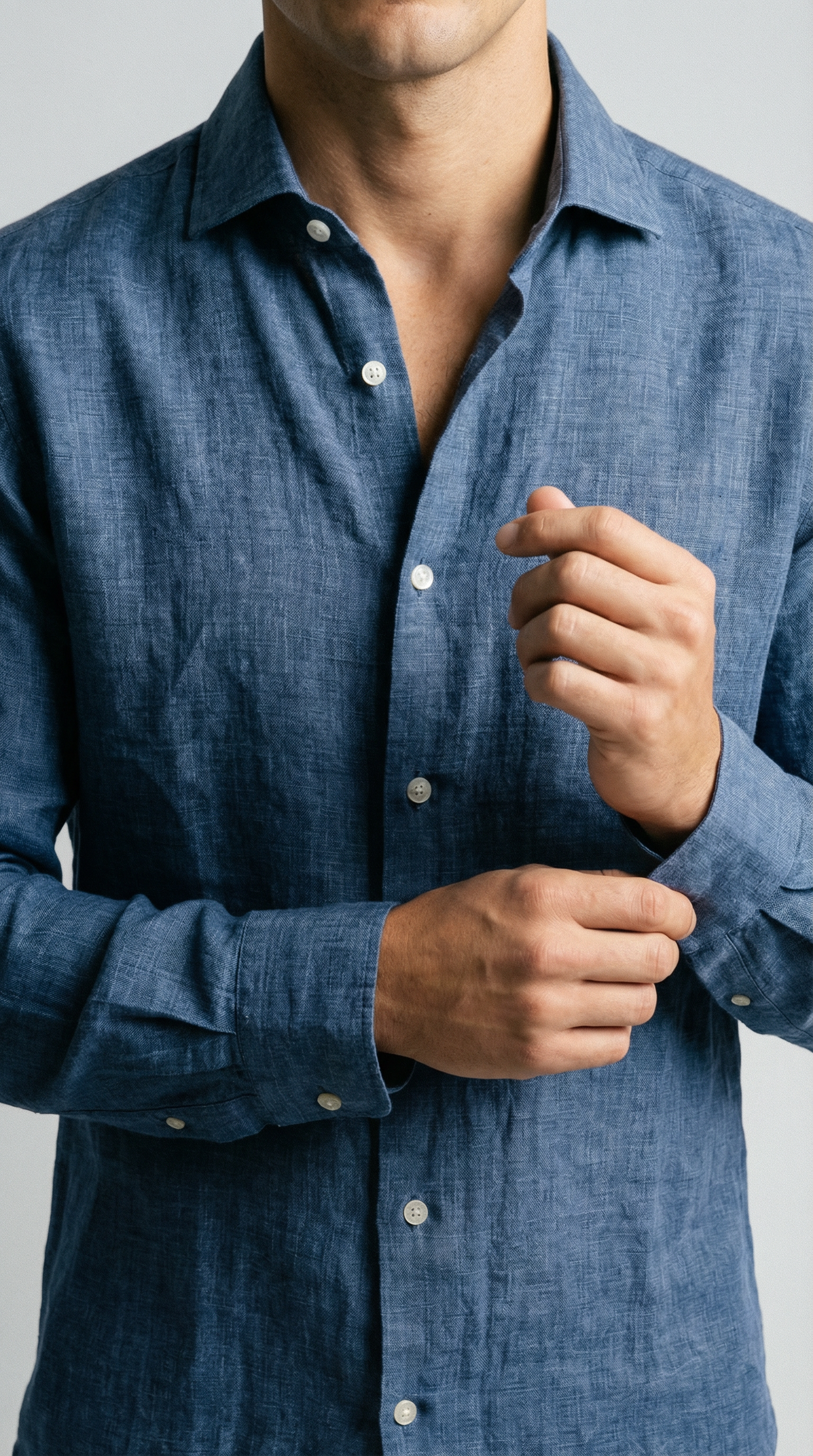 Capri Blue - 100% Linen