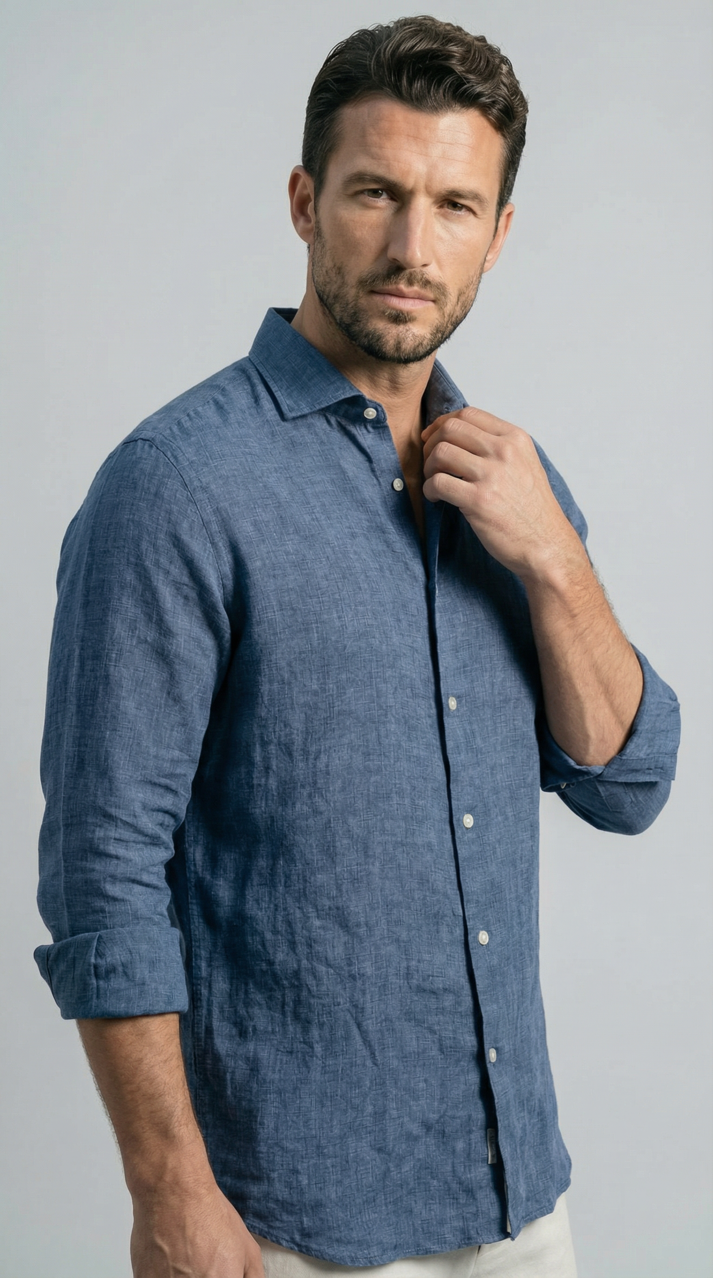 Capri Blue - 100% Linen