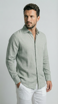 Stone Grey - 100% Linen