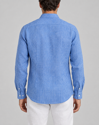 cielo positano linen shirt, back view