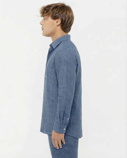 Capri Blue - 100% Linen