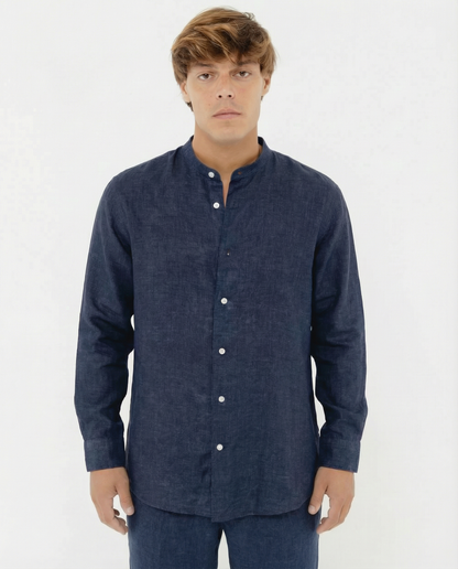Capri Blu Mandarin - 100% Linen