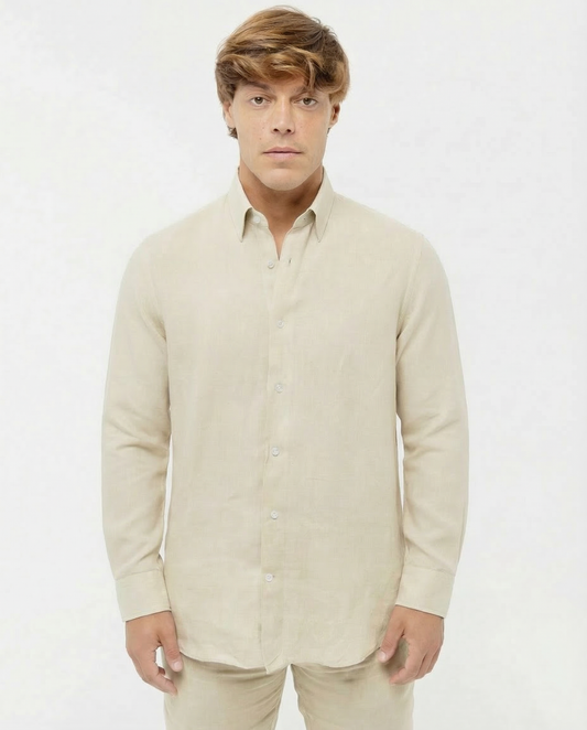 Sand Beige - 100% Linen